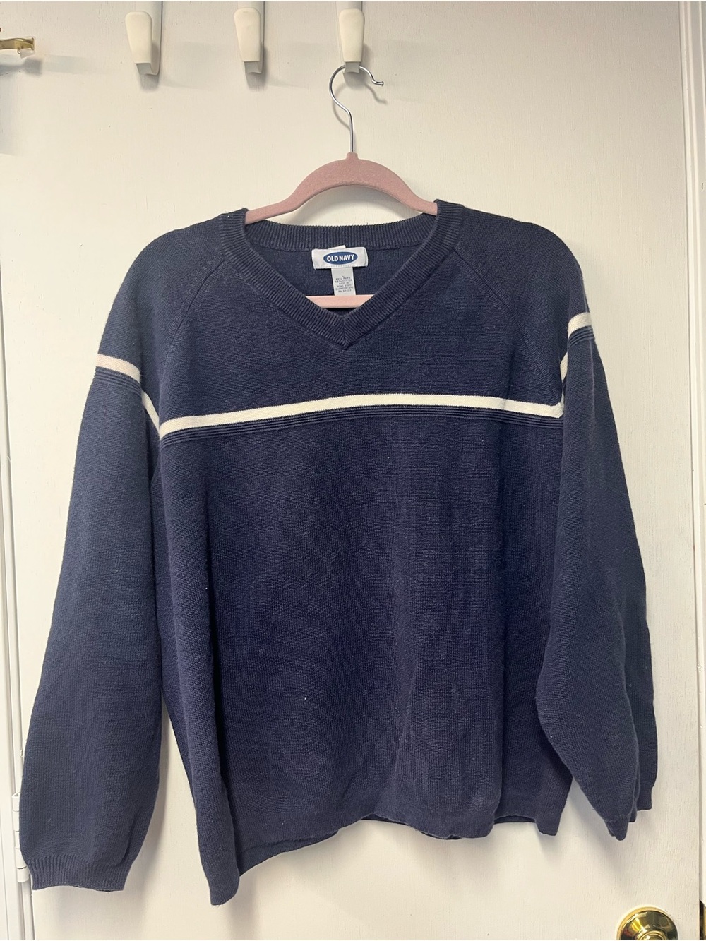Vintage 1999 Old Navy Navy V Neck Sweater
